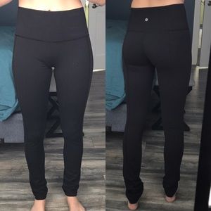 Lululemon Black Leggings (w/ loose fit at ankle)